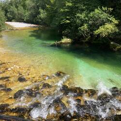 Brücke über die Savica
