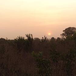 Die Sonne geht unter...