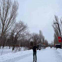 Spaziergang im Schnee
