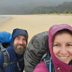 Am zweiten Tag gab es dann keine Wahl. Weder bei der Route, noch beim Wetter