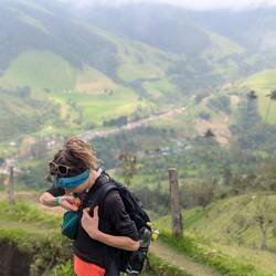 Start der Wanderung im Valle de Cocora