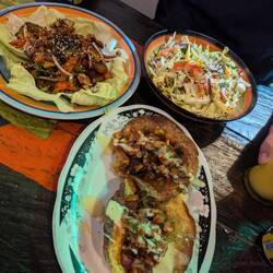 Abends mal was feines Grünes und ohne Fleisch gefunden... Sehr gelungener Tagesabschluss!