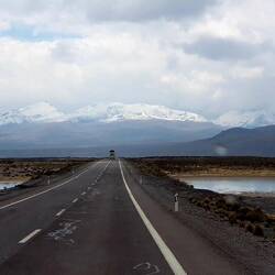Along the plateau, at about 4600 m.