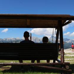 Schaukeln mit Aussicht