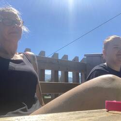 Kleine Pause und Eiskaffee