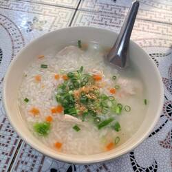 Un porridge de riz de bon matin