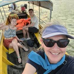 Mit Mathilde und Theo