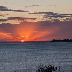 Sunset over the Rio de la Plata