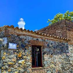 In the Barrio historico, a Portuguese and then Spanish colony.