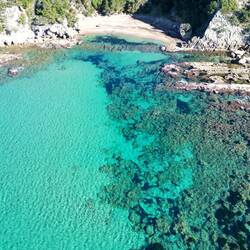 Secret beach von vorne