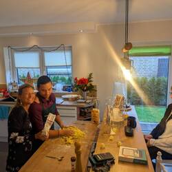 Bestes Weihnachtsessen: Selbstgemachte Oma-Klöße (🧓🏻😇💓) mit dem Bruder-❤️