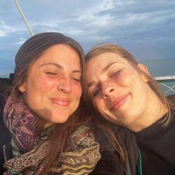 Sailboat ride. I love all the freckles in this pic