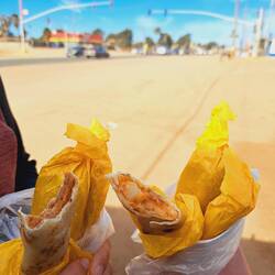 Frühstücksburritos vom Strassenrand nicht so unser Ding.