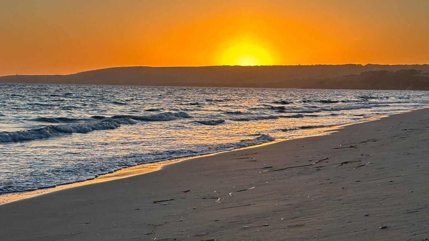 Sunrise at Antechamber Bay um 5:40 Uhr-6:15 Uhr.