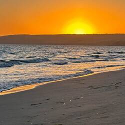Sunrise at Antechamber Bay um 5:40 Uhr-6:15 Uhr.
