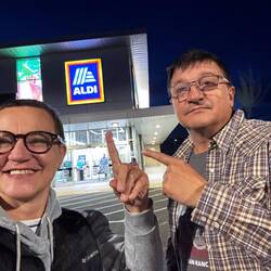 Aldi gibt's auch in der Wüste Kaliforniens!