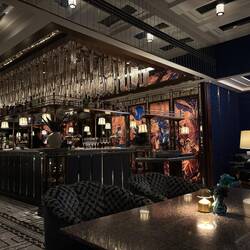 Zum Abschluss noch ein Blick in die Lounge des At.mosphere.