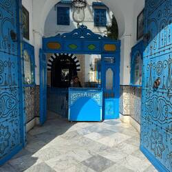 Entrance to a gallery