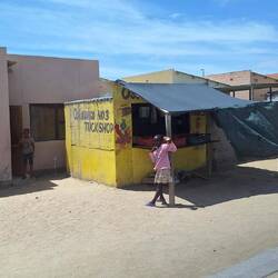 Tuck shops were very common in the township as were betting shops.