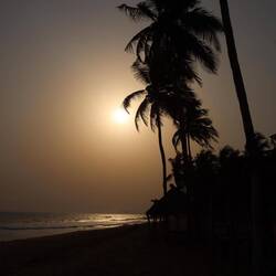 ...bietet abends einen tollen Sonnenuntergang