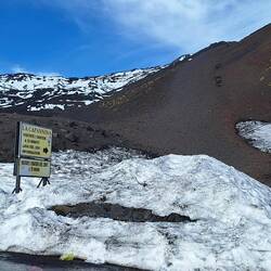 Bis hierhin floß 2001 die Lava