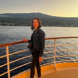 Early morn whale watching