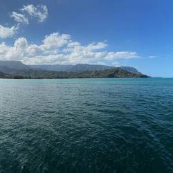 Blick vom Hanalei Pier