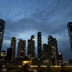 View from our hostel roof (Space Hotel)