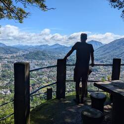 Lookout over the city of Teresopolis