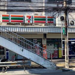 There are 7 11 stores everywhere! It's where many Thais get their meals