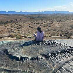 3D model of Wilpena Pound. A huge natural Amphitheatre and a main attraction in the Flinders Ranges