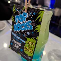 Nothing like the Halcyon deck, but nice for a drink. "Moon rocks" was a hit with the kids.