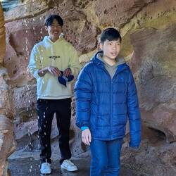 And also in Chris. Sometimes it's tough being the youngest