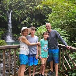 The crew at the Emerald Pool