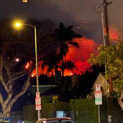 Gestern Abend eine andere Stelle, ganz nah bei unserer Unterkunft.