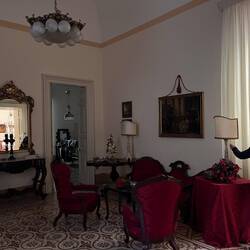 Formal living room with Kerstin (there is another sitting room)