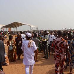 Schon am Nachmittag großer Andrang auf dem Festivalgelände