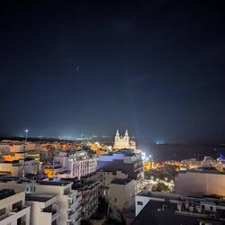 Traumhafter Blick auf die Kirche von unserem Hotel