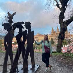 A visit to Alameda Park my last evening in Santiago.