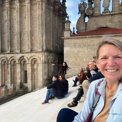 Rooftop tour of the cathedral.