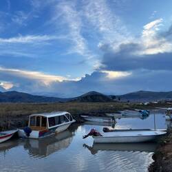 Abendstimmung am Titicaca-See