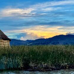 Sonnenuntergang am Titicaca-See