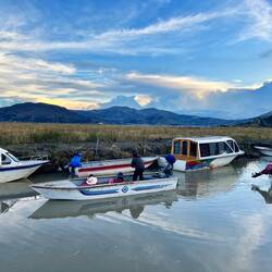 Bootsfahrt auf dem Titicaca-See