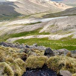 View down the valley, which flows all the way to the mouth of the Amazon River