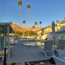Der Morgen in Palm Springs