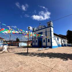 eine Kirche - habe da gerastet un Spanischlektionen gemacht