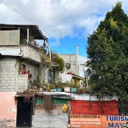 Aufbauten aller Art - hier mit Pflanzen. Die werden hier ja auch nicht um Baubewilligung fragen ...