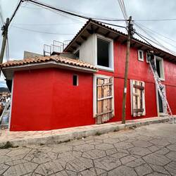 Neubau - aber gleiches Vorgehen - die Pracht ist bald unschön, blättert