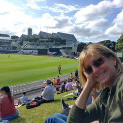 Nice day for a cricket game