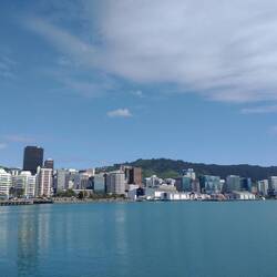Waterfront view of the city